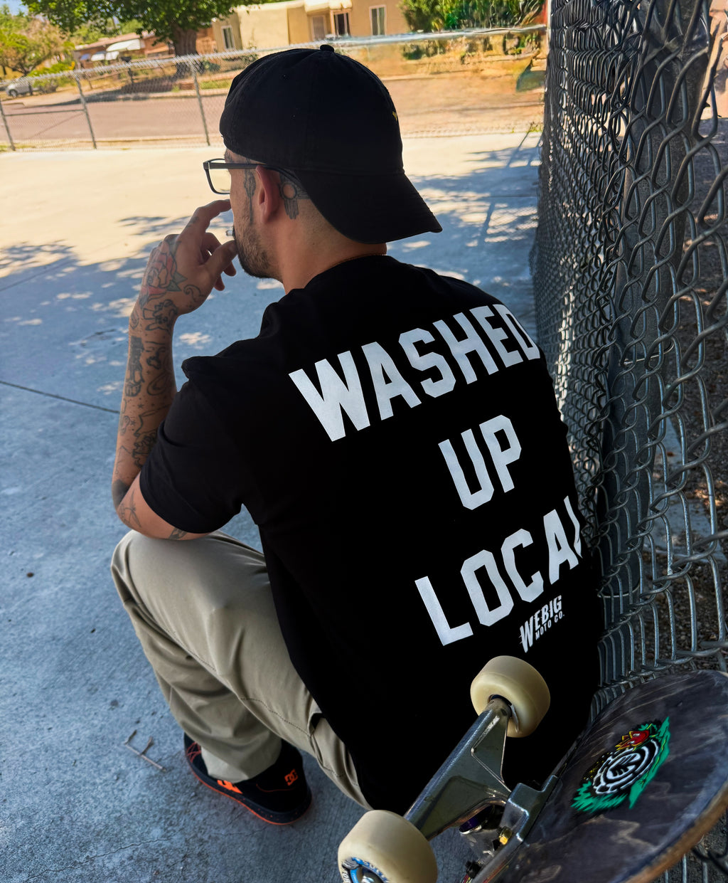Washed up local tee