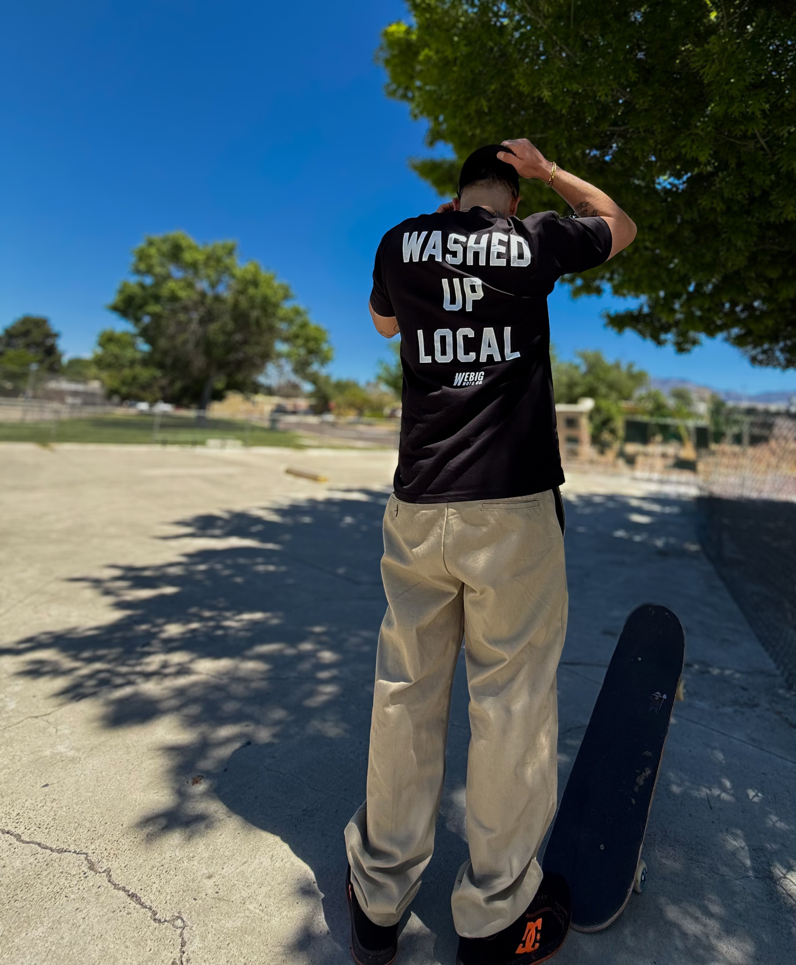 Washed up local tee