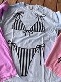 Striped Bikini Tee