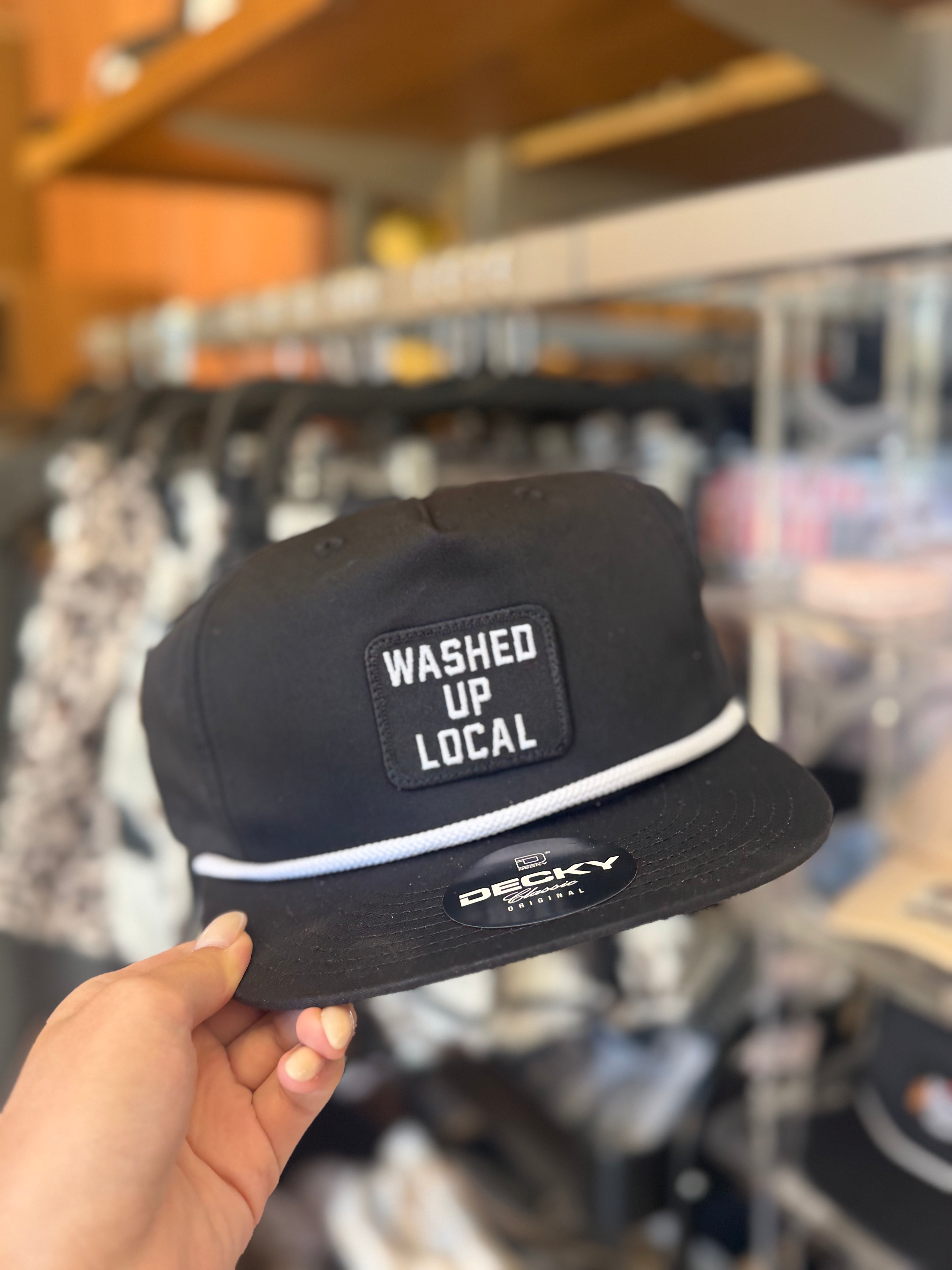 Washed up local hat