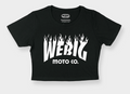 We Big Moto Co crop tee